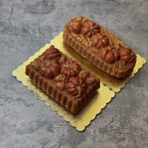 Pumpkin loaf pumpkin spiced cake with cream cheese filling