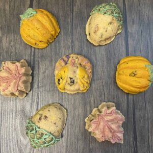 Dried Fruit and Nuts Thanksgiving Shape Cookies