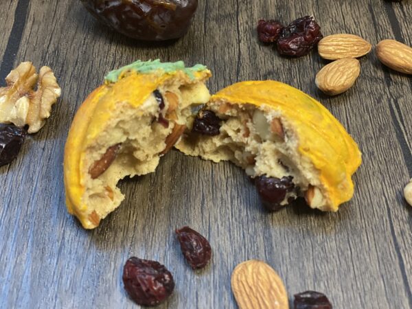 A Maple Syrup Fruit Cake Broken On A Floor