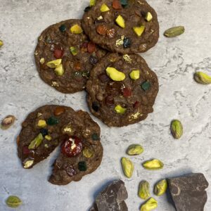 Chocolate Paradise Cookies With Pistachios