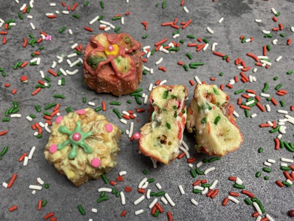 A Christmas Dough Cream Cheese Sprinkler Cookies