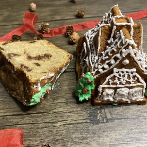 A cake in a form of Hansel-and-Gretel house