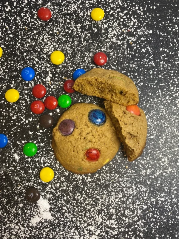 A Cookie With M and M Toppings Copy