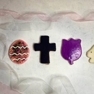 Easter-themed cookies